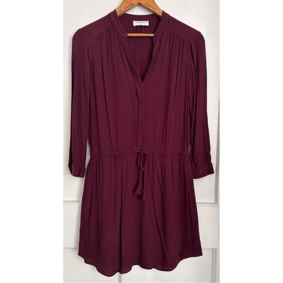 Babaton Bennet Dress from Aritzia in Burgundy Size Small - Picture 1 of 10
